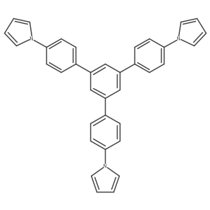 1,1'-(5'-(4-(1H-Pyrrol-1-yl)phenyl)-[1,1':3',1''-terphenyl]-4,4''-diyl)bis(1H-pyrrole) Structure