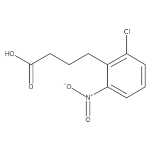 4-(2-Chloro-6-nitrophenyl)butanoic acid Structure