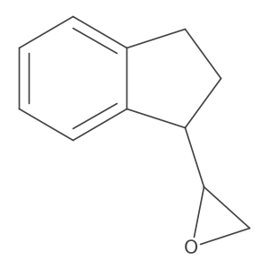 (2S)-2-(2,3-dihydro-1H-inden-1-yl)oxirane结构式