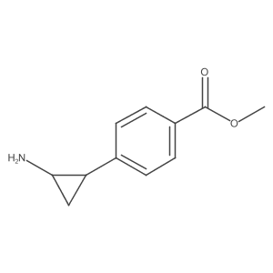 Methyl 4-(2-aminocyclopropyl)benzoate Structure