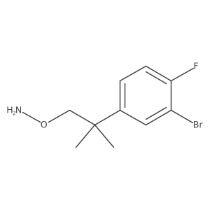 O-[2-(3-bromo-4-fluorophenyl)-2-methylpropyl]hydroxylamine Structure