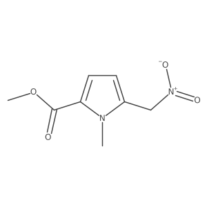 methyl 1-methyl-5-(nitromethyl)-1H-pyrrole-2-carboxylate Structure