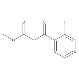 Methyl 3-(3-fluoropyridin-4-yl)-3-oxopropanoate Structure