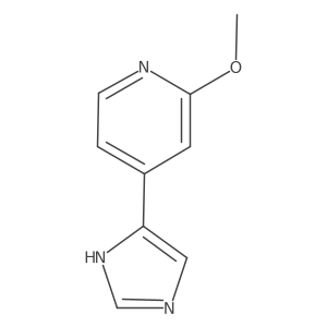 4-(1H-imidazol-4-yl)-2-methoxypyridine Structure
