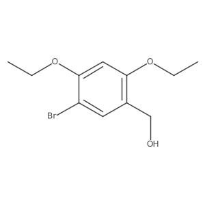 2,4-Diethoxy-5-bromobenzylalcohol Structure