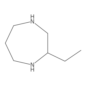 (2S)-2-ethyl-1,4-diazepane结构式