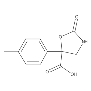 5-(4-Methylphenyl)-2-oxo-1,3-oxazolidine-5-carboxylic acid结构式