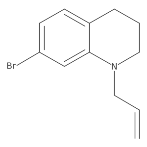 1-Allyl-7-bromo-1,2,3,4-tetrahydroquinoline Structure