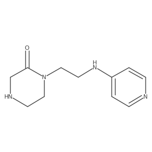 1-[2-(Pyridin-4-ylamino)ethyl]piperazin-2-one Structure