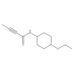 N-(1-Ethoxypiperidin-4-yl)but-2-ynamide Structure