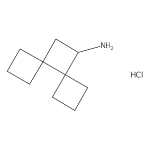 Dispiro[3.0.35.24]decan-9-amine;hydrochloride Structure