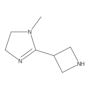2-(azetidin-3-yl)-1-methyl-4,5-dihydro-1H-imidazole Structure