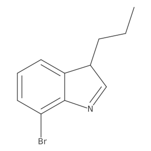 7-bromo-3-propyl-3H-indole Structure