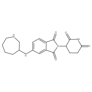 5-{[(3S)-azepan-3-yl]amino}-2-(2,6-dioxopiperidin-3-yl)-2,3-dihydro-1H-isoindole-1,3-dione结构式