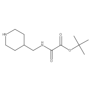 Tert-butyl {[(piperidin-4-yl)methyl]carbamoyl}formate Structure