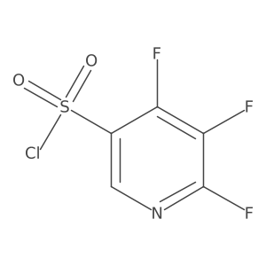 4,5,6-Trifluoropyridine-3-sulfonyl chloride Structure