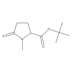 1-Methyl-5-thioxoproline 1,1-dimethylethyl ester Structure
