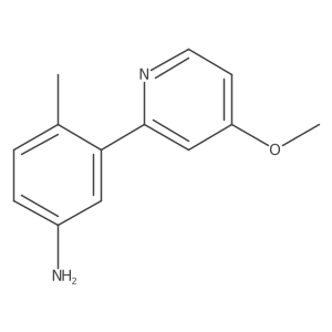 3-(4-Methoxypyridin-2-yl)-4-methylaniline结构式