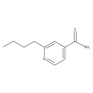 2-Butyl-4-pyridinecarbothioamide Structure