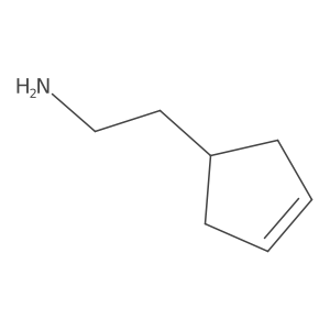 2-(Cyclopent-3-en-1-yl)ethan-1-amine Structure
