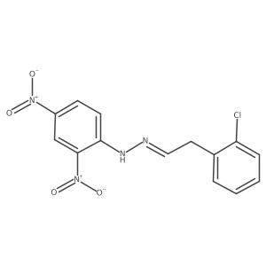 2-Chlorobenzeneacetaldehyde 2-(2,4-dinitrophenyl)hydrazone Structure