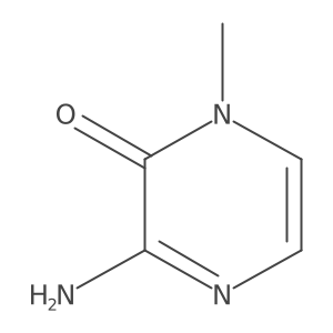3-Amino-1-methyl-1,2-dihydropyrazin-2-one结构式