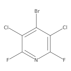 4-Bromo-3,5-dichloro-2,6-difluoropyridine结构式