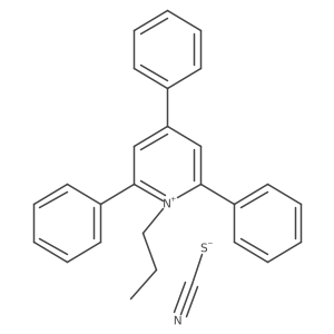 2,4,6-Triphenyl-1-propylpyridin-1-ium thiocyanate Structure