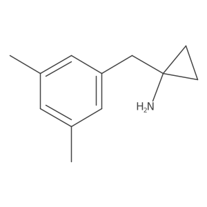 1-(3,5-Dimethylbenzyl)cyclopropan-1-amine Structure
