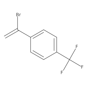 1-Bromo-1-[4-(trifluoromethyl)phenyl]ethene Structure