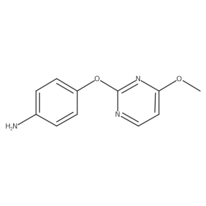 4-[(4-Methoxy-2-pyrimidinyl)oxy]benzenamine Structure