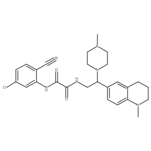 N1-(5-chloro-2-cyanophenyl)-N2-(2-(1-methyl-1,2,3,4-tetrahydroquinolin-6-yl)-2-(4-methylpiperazin-1-yl)ethyl)oxalamide Structure