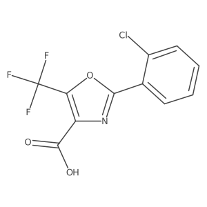 2-(2-Chlorophenyl)-5-trifluoromethyloxazole-4-carboxylic acid Structure