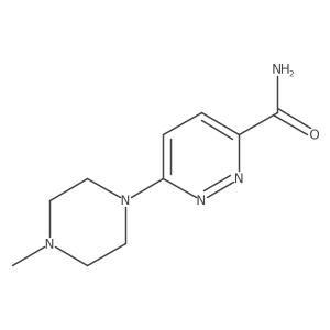 6-(4-Methylpiperazin-1-yl)pyridazine-3-carboxamide Structure