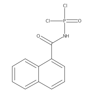 Phosphoramidic dichloride, 1-naphthoyl-结构式