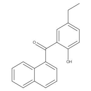(5-Ethyl-2-hydroxyphenyl)-naphthalen-1-ylmethanone Structure