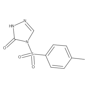 2,4-Dihydro-4-[(4-methylphenyl)sulfonyl]-3H-1,2,4-triazol-3-one结构式