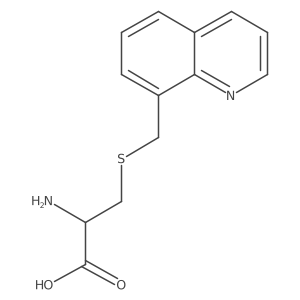 2-Amino-3-[(quinolin-8-ylmethyl)sulfanyl]propanoic acid Structure
