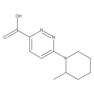 6-(2-Methylpiperidin-1-yl)pyridazine-3-carboxylic acid结构式