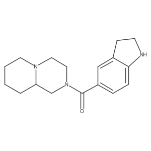 Methanone,(2,3-dihydro-1h-indol-5-yl)(octahydro-2h-pyrido[1,2-a]pyrazin-2-yl)-结构式