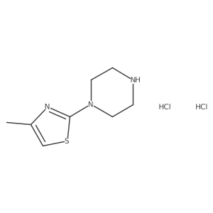 1-(4-Methyl-thiazol-2-yl)-piperazine dihydrochloride Structure