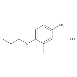 3-Methyl-4-propoxyaniline hydrochloride结构式