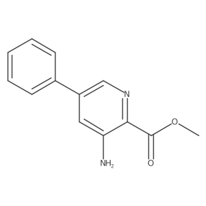 Methyl 3-amino-5-phenyl-2-pyridinecarboxylate Structure