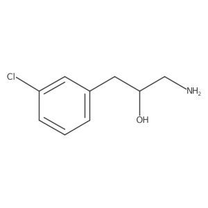 1-Amino-3-(3-chlorophenyl)propan-2-ol Structure