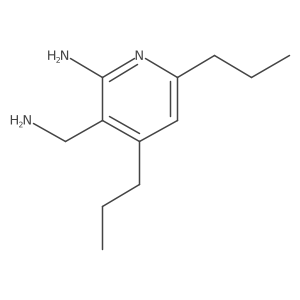3-(Aminomethyl)-4,6-dipropylpyridin-2-amine结构式