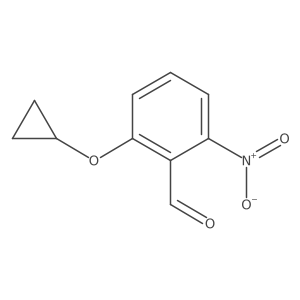 2-Cyclopropoxy-6-nitrobenzaldehyde结构式