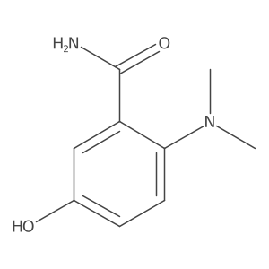2-(Dimethylamino)-5-hydroxybenzamide结构式