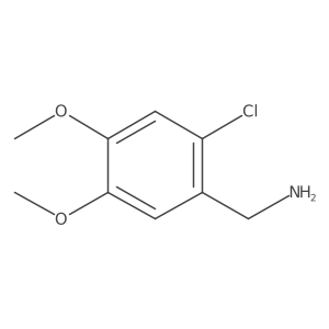 (2-Chloro-4,5-dimethoxybenzyl)amine结构式
