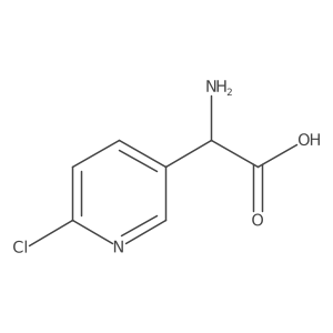 2-Amino-2-(6-chloropyridin-3-YL)acetic acid Structure