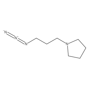 1-(3-Azidopropyl)pyrrolidine Structure
